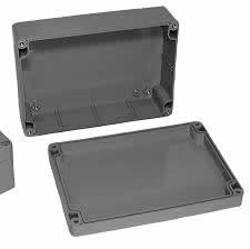 Sealed ABS Enclosure (Grey) 4.5" x 2.55" x 1.158"