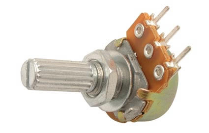 10K Linear Taper Pot 0.25W (16mm) 1/2\" Shaft