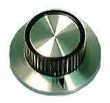 Straight Knurl Knob - Indicator on Skirt (1.375" Dia.)