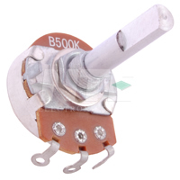 10K Linear Taper Pot 0.5W (24mm) Solder Lug 30mm Shaft