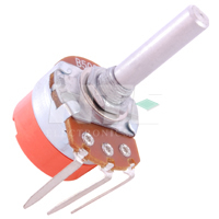 1Meg Audio Taper Pot w/Switch 0.25W (24mm) Combo Lug 30mm Shaft