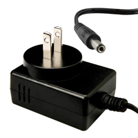 12VDC 1,000mA AC Adapter Regulated 2.1/5.5mm Tip+