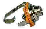1/4" Mono Jack Chassis Mount Open Circuit