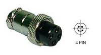 Mobile Connector 4-Pin In-Line Female