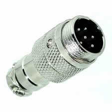 6Pin Inline Male Mobile Mic Connector