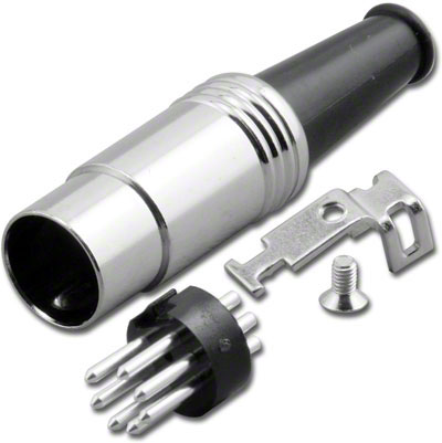 8-Pin Din Plug Metal Shell