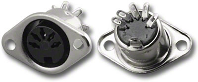 5Pin Din Jack Chassis Mount (180° Contact Pattern)