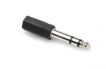Adaptor 3.5 mm TRS to 1/4 in TRS