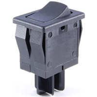 Mini Snap-In Rocker Switch SPDT On-None-On 125V 8A