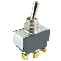 Bat Handle Toggle Switch SPDT On-Off-On 20A 125V