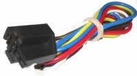 12V Relay Socket/Harness SPDT 17" Leads