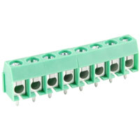 8 Pole Terminal Block Eurostyle PC Mount 5.00mm Pitch