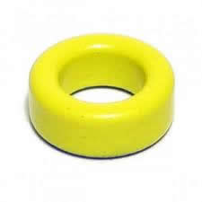Type T37-6 Yellow Toroid Ferrite Core