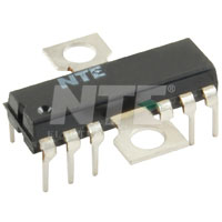 NTE1036 IC, Audio Power Amplifier, 12-Lead DIP w/Tabs