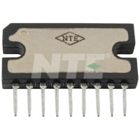 NTE1058 IC, Audio Power Amplifier, 4.4W, 9-Lead SIP