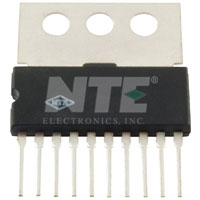 NTE1127 IC, Audio Power Amplifier, 4.8W, 10-Lead SIP