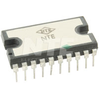 NTE1273 IC, Dual Audio Power Amp, 5W/Ch, 20-Lead DIP
