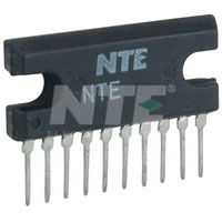 NTE1283 IC, Audio Power Amplifier 5.3W, 10-Lead SIP
