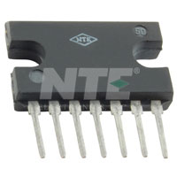 NTE1285 IC, Audio Power Amplifier 5.8W, 7-Lead SIP