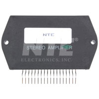 NTE1316 IC, Dual, Audio Amplifier, 50W/Ch, Hybrid, 18-Lead SIP