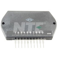 NTE1340 IC, Audio Power Amp, 24W, Hybrid Module, 15-Lead SIP