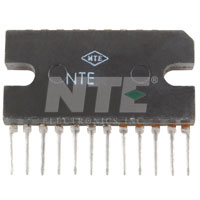 NTE1371 IC, Dual, Audio Power Amplifier, 5.3W/Ch, 15-Lead SIP