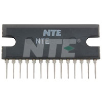 NTE1377 IC, Dual, Audio Power Amplifier, 6W/Ch, 14-Lead SIP