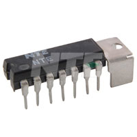 NTE1381 IC, Audio Power Amplifier, 2.1W, 14-Lead DIP w/Tab