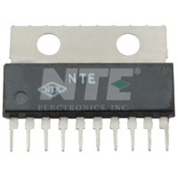 NTE1386 IC, Audio Power Amplifier, 8W, 12-Lead SIP