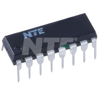 NTE1482 IC, PLL FM Stereo Demodulator w/Pilot Cancel 16-Lead DIP