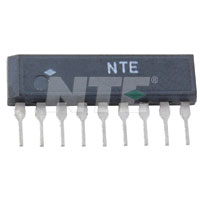 NTE1523 IC, Dual, Low Noise Preamp, 9-Lead SIP