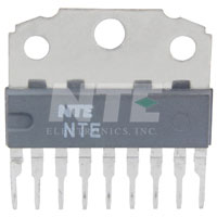 NTE1566 IC, Audio Power Output, 4W, 9-Lead SIP