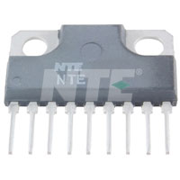 NTE1628 IC, Bi-Directional Motor Driver for VCR, 9-Lead SIP