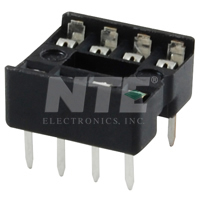 NTE423 Socket for 8 Lead DIP Type Package (2Pk)
