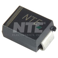 NTE649J Fast Rectifier, 600V 1A, DO-241AC SMA (5Pk)