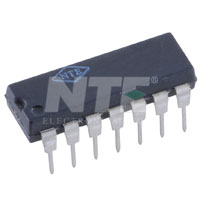 NTE804 IC, Dual Audio Power Amp, 2W, 14-Lead DIP