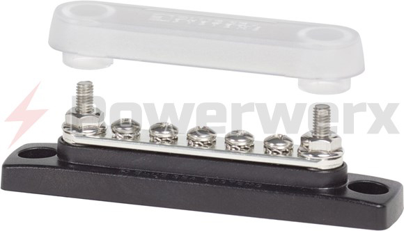 Blue Sea 2314 Common 100A Mini BusBar 5 Gang with Cover