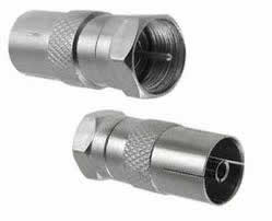 PAL Plug to F Plug Adapter (European TV)