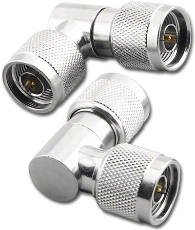 90° RF Adapter N Plug to N Plug