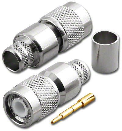 TNC Plug 3-Piece Crimp RG-213U, 8/U