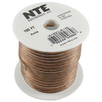 100Ft Clear 12/2Awg Stranded Speaker Wire 50 Volt