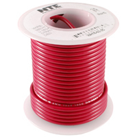 25Ft Red 16Awg Stranded Copper Hookup Wire 300 Volt