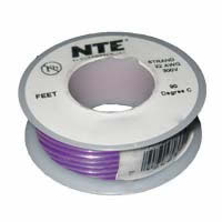 25Ft Violet 20Awg Stranded Copper Hookup Wire 300 Volt