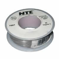 25Ft Gray 20Awg Stranded Copper Hookup Wire 300 Volt