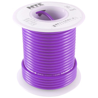 100Ft Violet 24Awg Stranded Copper Hookup Wire 300 Volt