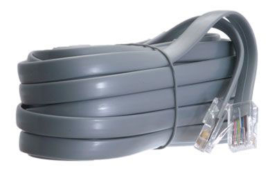 7Ft Silver Data Interconnect Cable (8P8C) For Data Pin1 to Pin1